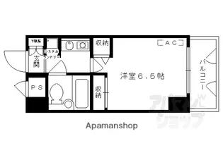 DETOMー1烏丸二条【404号室】の間取り