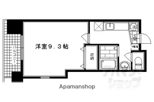 「ハウスセゾン御所南」【12階】の間取り
