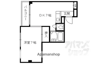 サンウェルス【301号室】の間取り