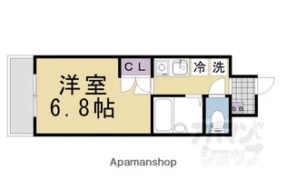 CASA VERDE寺町二条【502号室】の間取り