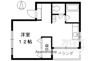 FORCE TOMINOKOJI【403号室】の間取り