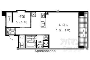 IL ROSSO堀川六角【1203号室】の間取り