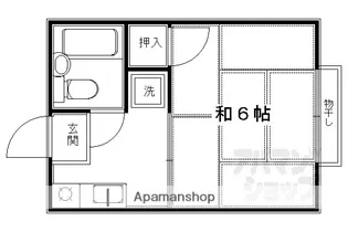 シティ・ハイム常盤井【103号室】の間取り