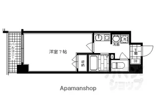 ベラジオ御所東【302号室】の間取り