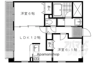 ベリエ茶五【305号室】の間取り