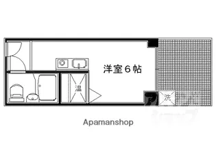 京都今出川レジデンス【404号室】の間取り