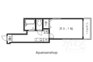 ぽえむ西陣館【402号室】の間取り