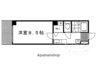 1Kの間取り画像