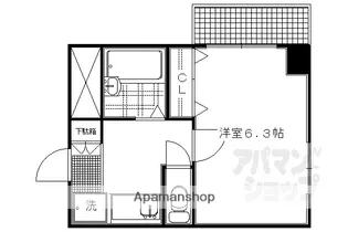 DETOMー1千本智恵光院【502号室】の間取り