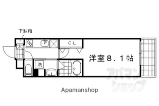 ベラジオ西陣聚楽II【204号室】の間取り