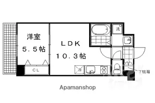 ダイヤ パール【302号室】の間取り