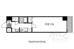 アスヴェル京都東堀川【102号室】の間取り