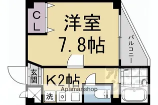 スペシャリー丸太町【401号室】の間取り