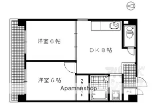 サングリエ広小路【303号室】の間取り