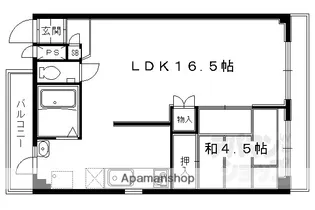 プレアデス【205号室】の間取り