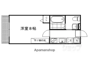 1Kの間取り画像