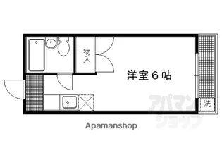 錦ハイツ【205号室】の間取り