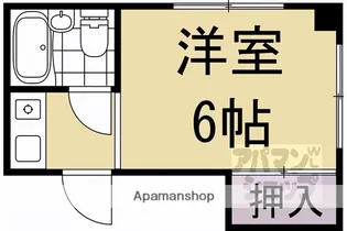 禅昌院町ハイツ【208号室】の間取り