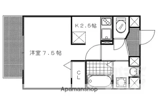 ウエストパレス小川【305号室】の間取り
