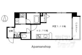 ベラジオ京都神泉苑【4階】の間取り
