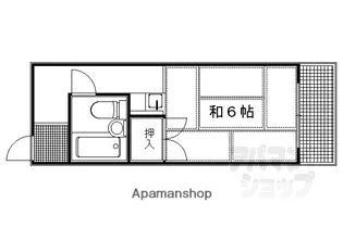 ハイツユルギ【4階】の間取り