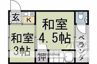 ひさまつ荘【7号室】の間取り