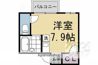 NOIR ET BLANC【103号室】の間取り