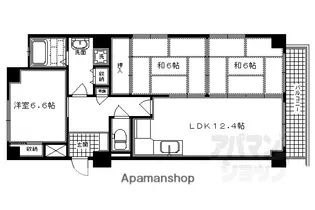 アーバンウィステリア【201号室】の間取り