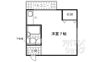 KEYーHOUSE今出川【307号室】の間取り