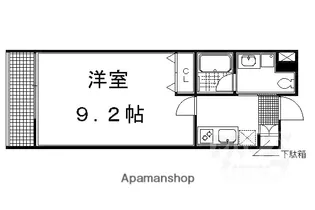 ブローニュ府庁前【207号室】の間取り