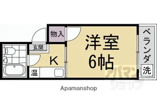 CASA CUBO【303号室】の間取り