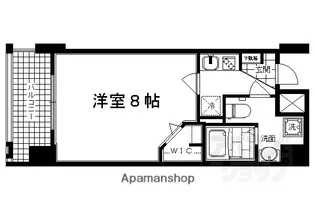アクアプレイス京都二条城【1003号室】の間取り