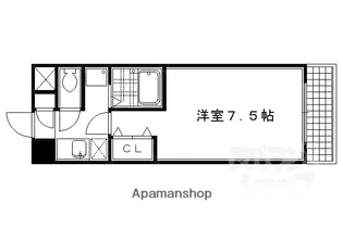 デプレ北野【3階】の間取り