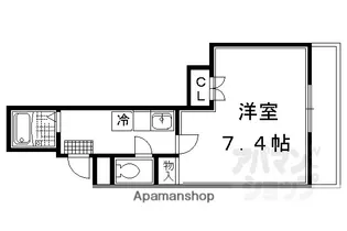 ラトゥール牧眞II【213号室】の間取り