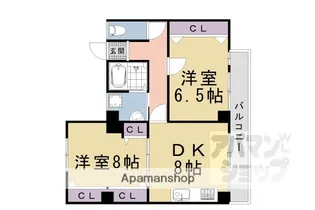 FORCE NISHIKI【405号室】の間取り