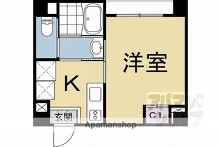 ロータス西陣【401号室】の間取り