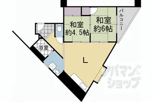 堀川シティハイツ【601号室】の間取り