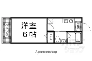 ホワイエ泉堂町【102号室】の間取り