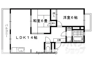 シャルム80【3階】の間取り