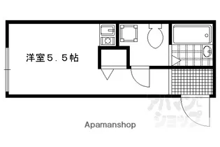 ニットハウスアラン【1-C号室】の間取り