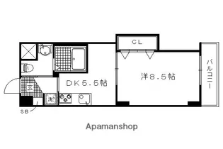 セラヴィ鞍馬口【202号室】の間取り