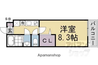 仮称)二本松町マンション【402号室】の間取り