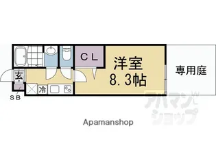 仮称)二本松町マンション【103号室】の間取り