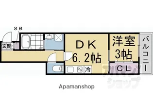 仮称)二本松町マンション【301号室】の間取り