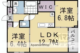 アーバンコート堀川西【303号室】の間取り
