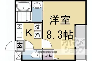 EN西ノ京二条【204号室】の間取り