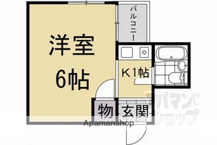 コーポ小林【303号室】の間取り