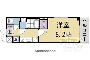 ベラジオ雅び京都洛北ガーデン【3階】の間取り