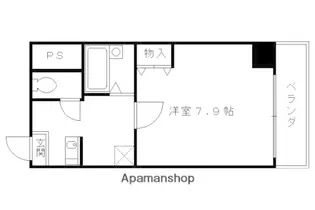 1Kの間取り画像