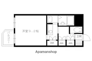 第47長栄フォルム御幸町【402号室】の間取り